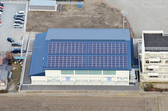 合戦場小学校 太陽光発電設備工事